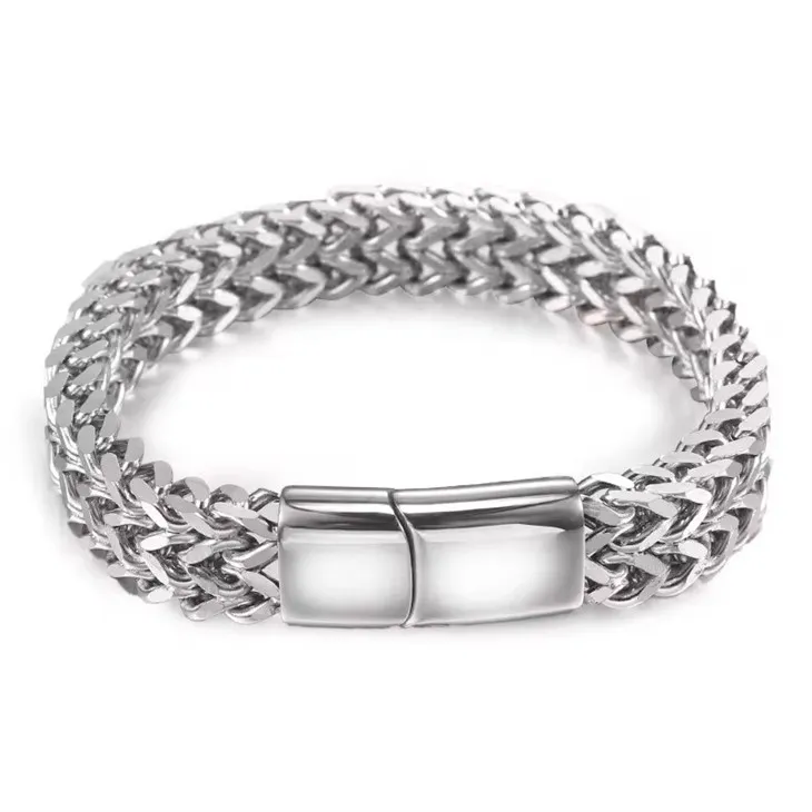 Men's Miami Cuban Link Chain White Gold Men's Miami Cuban Link Chain White Gold